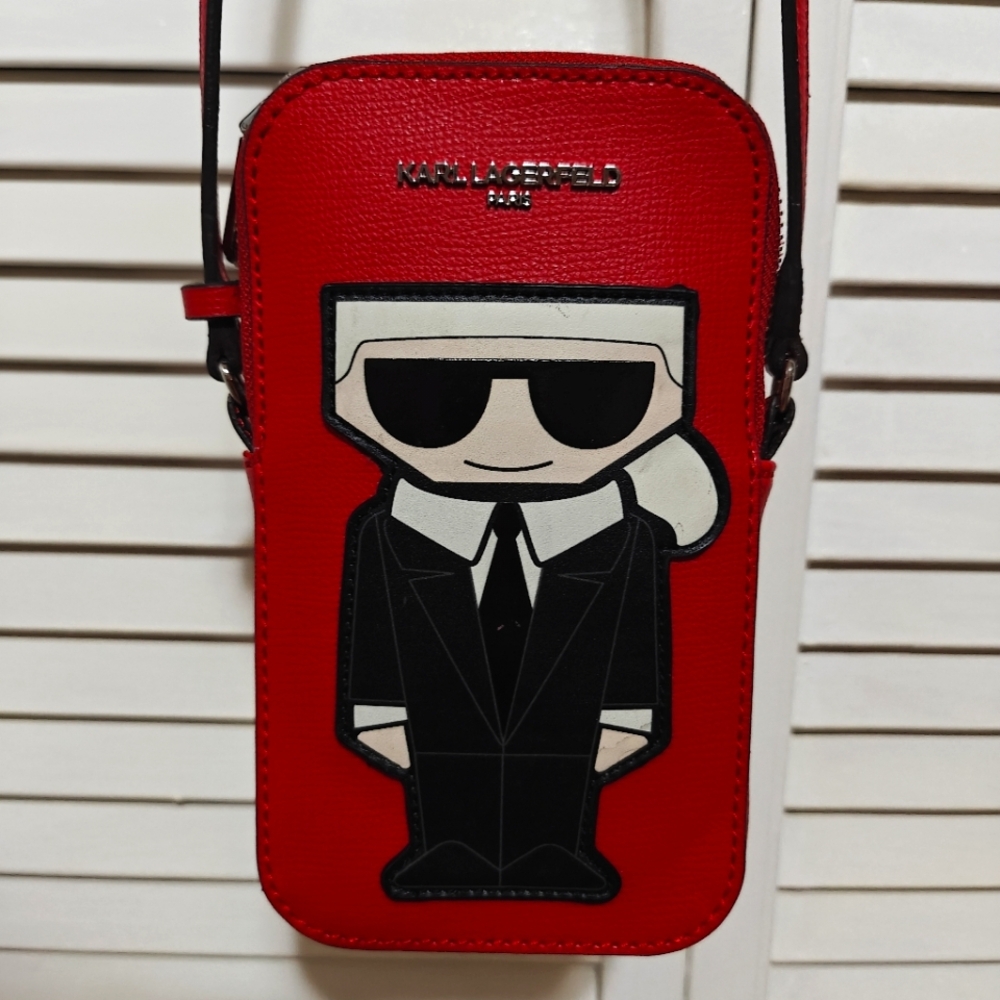 Karl Lagerfeld Red Crossbody Bag